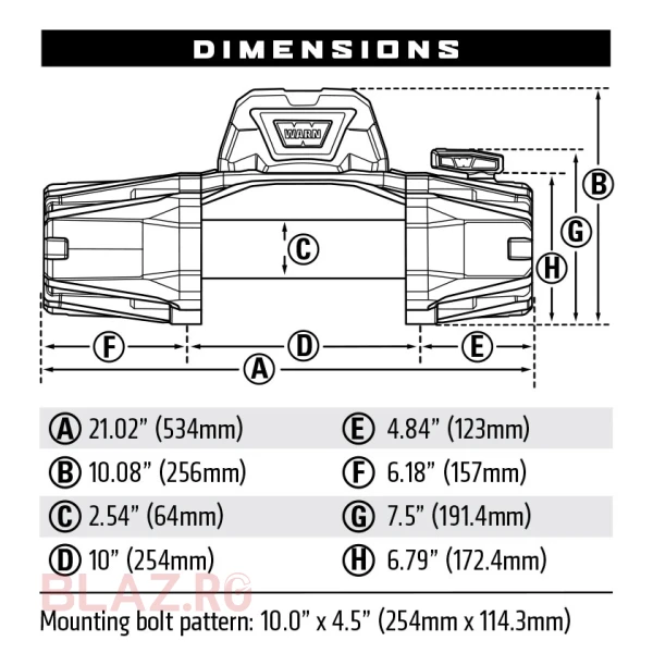 TROLIU WARN VR EVO 8-S