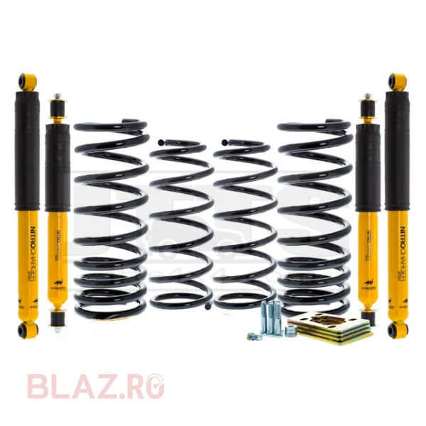 jeep, wrangler, bp51, ome, nitrocharger, kit suspensie +5cm, suspensie wrangler tj, performanta off-road