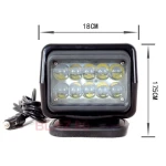 Proiector cautare LED rotativ cu telecomanda wireless 50W Spot