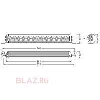 Bara LED Osram VX500-CB combo