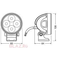 Proiector LED Osram VX80-WD Wide