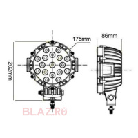 Proiector LED Rotund 51W