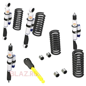 nissan, patrol y60, y61, terrain tamer, suspensie +5cm, kit suspensie reglabile, performanta off-road.