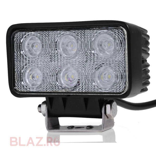 Proiector LED dreptunghiular 18W / 1450 lumeni Flood