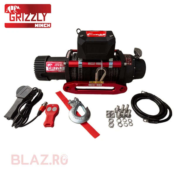 Troliu Grizzly Winch 13000lbs (5897kg) cablu sintetic