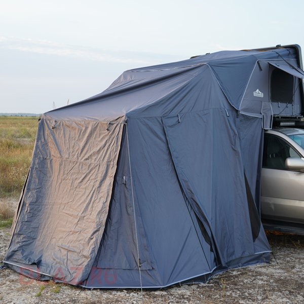 A doua imagine a Anexa cort auto Overlander Discover MAX 2.1m x 2.1m cu Sky Roof