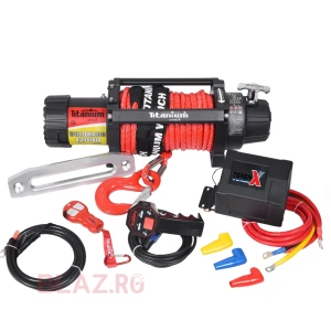 Titanium, cablu otel, cablu sintetic, performanta off-road, recuperare off-road, troliu, troliu compact, troliu off-road, winch